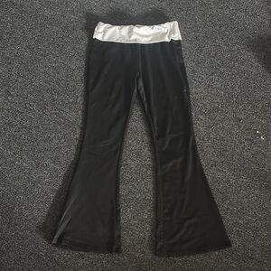 Black and White Flared Bottoms